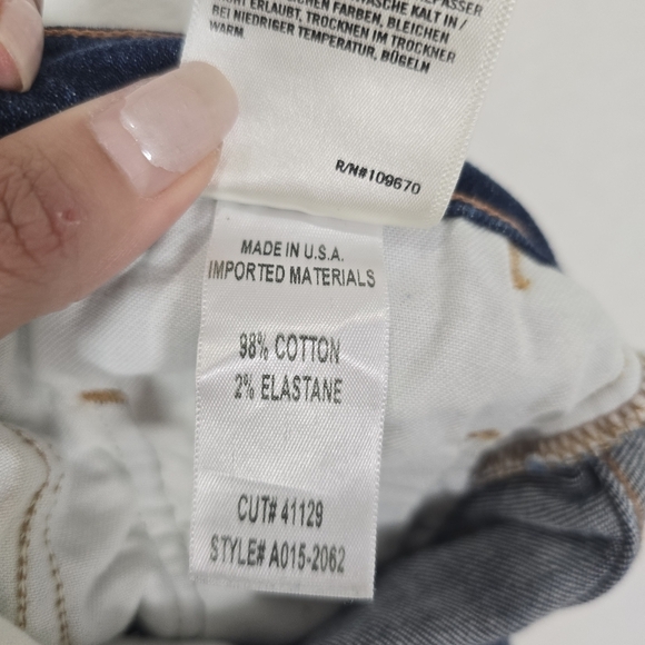 Agolde Isabel Slim Fit Boyfriend Starwood Slight Distressed Jeans Size 27 - Picture 13 of 13